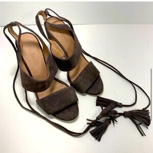 Madewell Octavia Tassel Sandal Heel